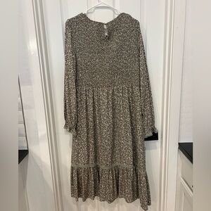 Floral smocked dress